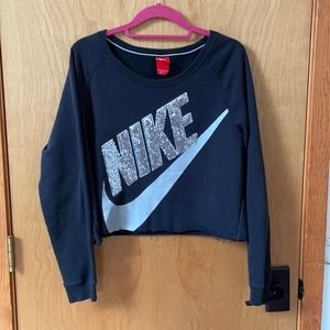 Nike cropped sweater